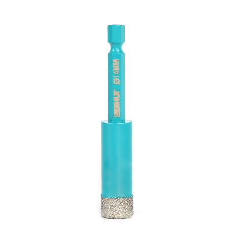 Hex Handle Brazed Dry Diamond Drill Core Bit-Tools-BIHUI-9/16" (14mm) Diamond Drill Bit-Rep-Tile Tools Canada