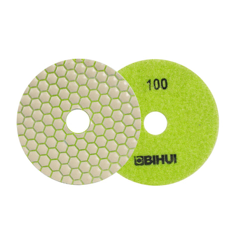 Diamond Polishing Pads 4" Dry or Wet-Tools-BIHUI-Bundle 5 Pack and Save 27%-Rep-Tile Tools Canada